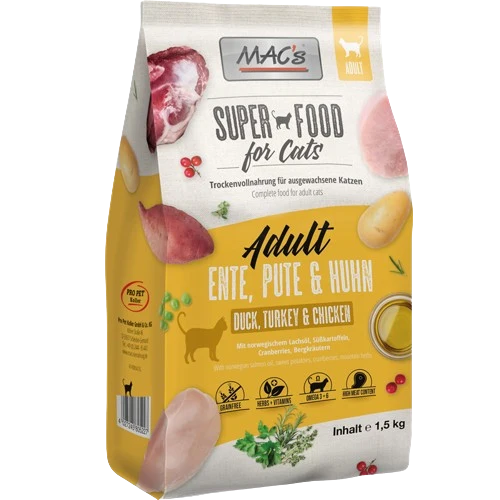 MAC's Cat Superfood Ente, Pute & Huhn