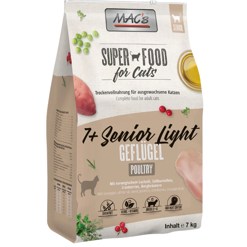 MAC's Cat Superfood 7+ Senior Light