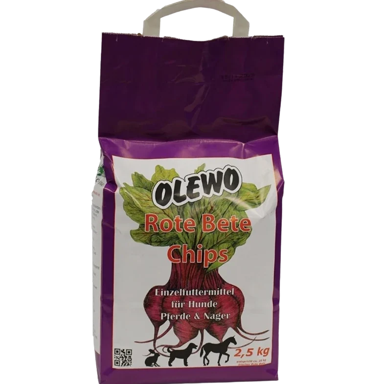 OLEWO Rote Bete-Chips für Hund, Pferd & Nager