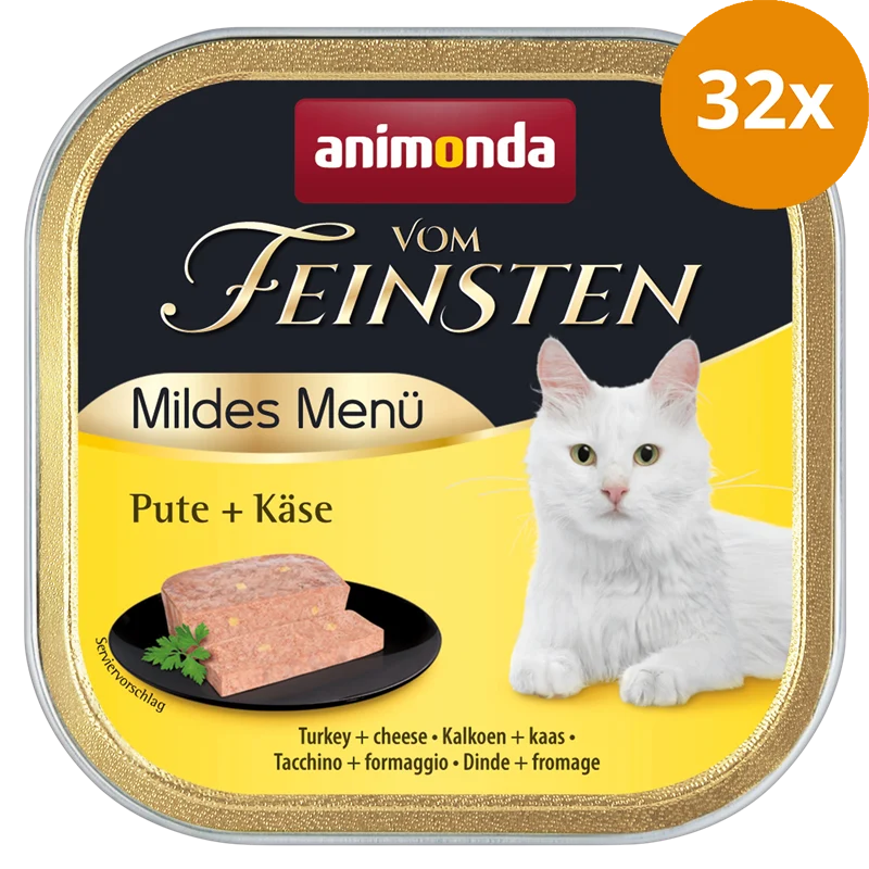 animonda Vom Feinsten Mildes Menü Pute & Käse 100 g
