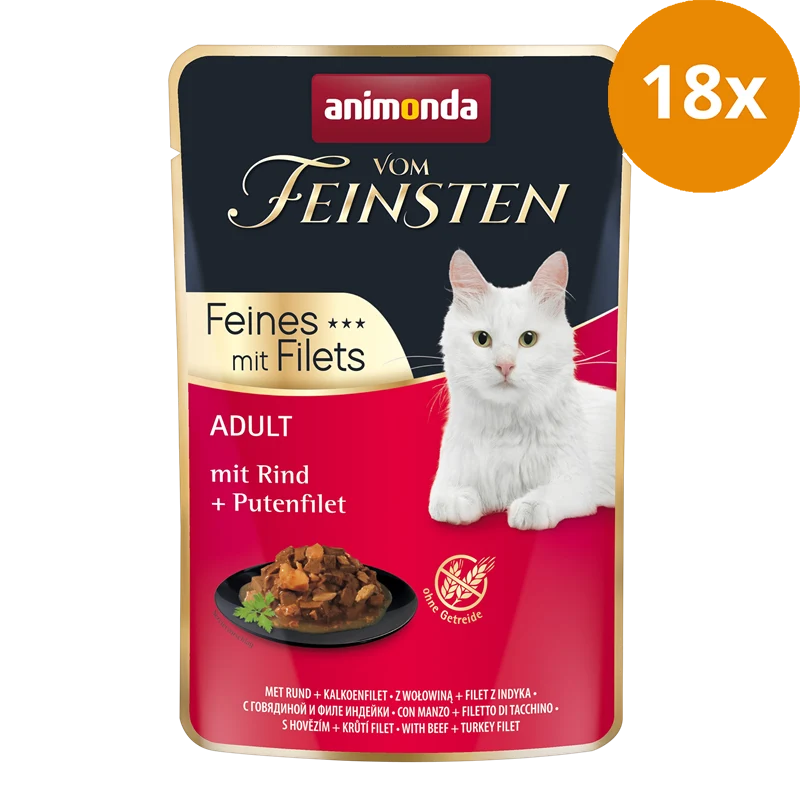 animonda Vom Feinsten Adult Rind & Putenfilet 85 g
