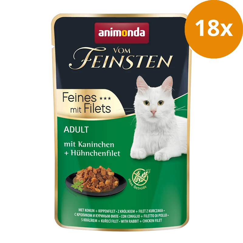 animonda Vom Feinsten Adult Kaninchen & Hühnchenfilet 85 g