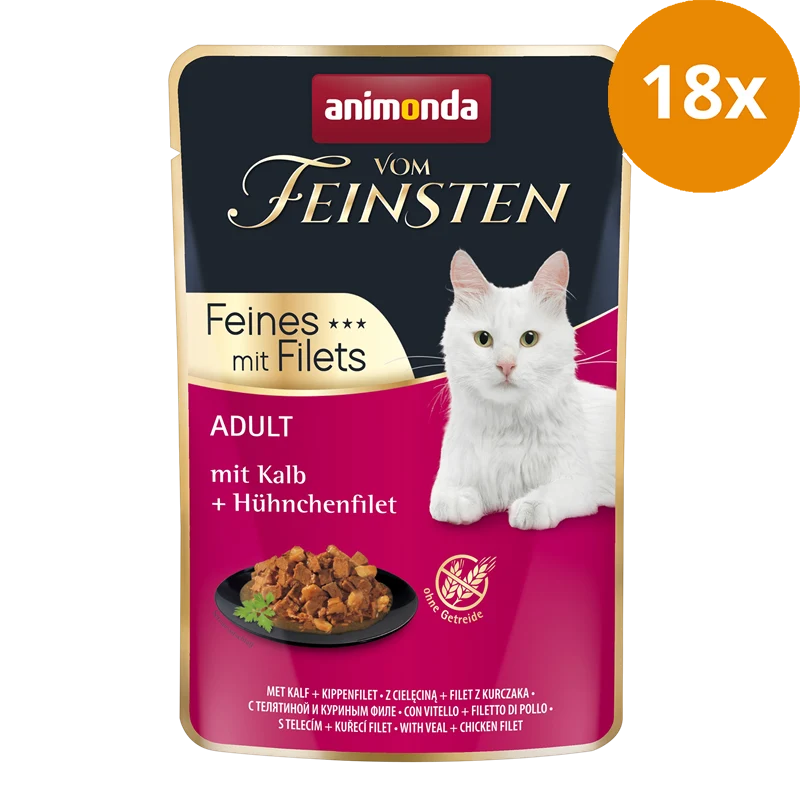 animonda Vom Feinsten Adult Kalb & Hühnchenfilet 85 g