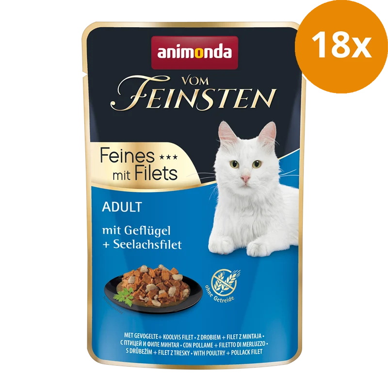 animonda Vom Feinsten Adult Geflügel & Seelachs 85 g