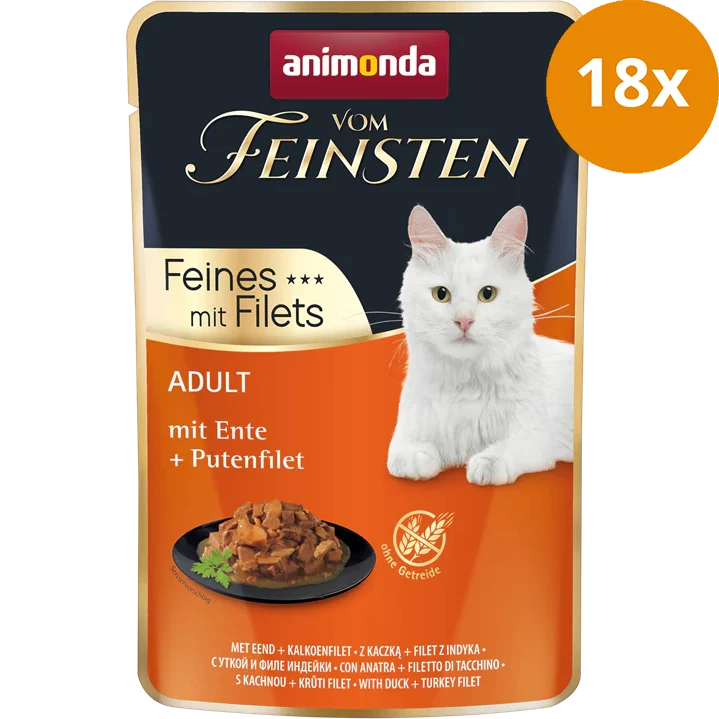 animonda Vom Feinsten Adult Ente & Putenfilet 85 g