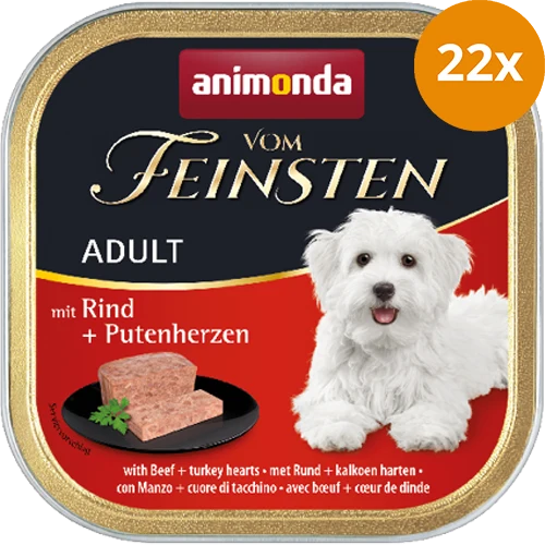 animonda Vom Feinsten Adult Rind & Putenherzen 150 g