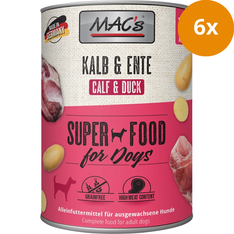 MAC's Dog Kalb & Ente 800 g