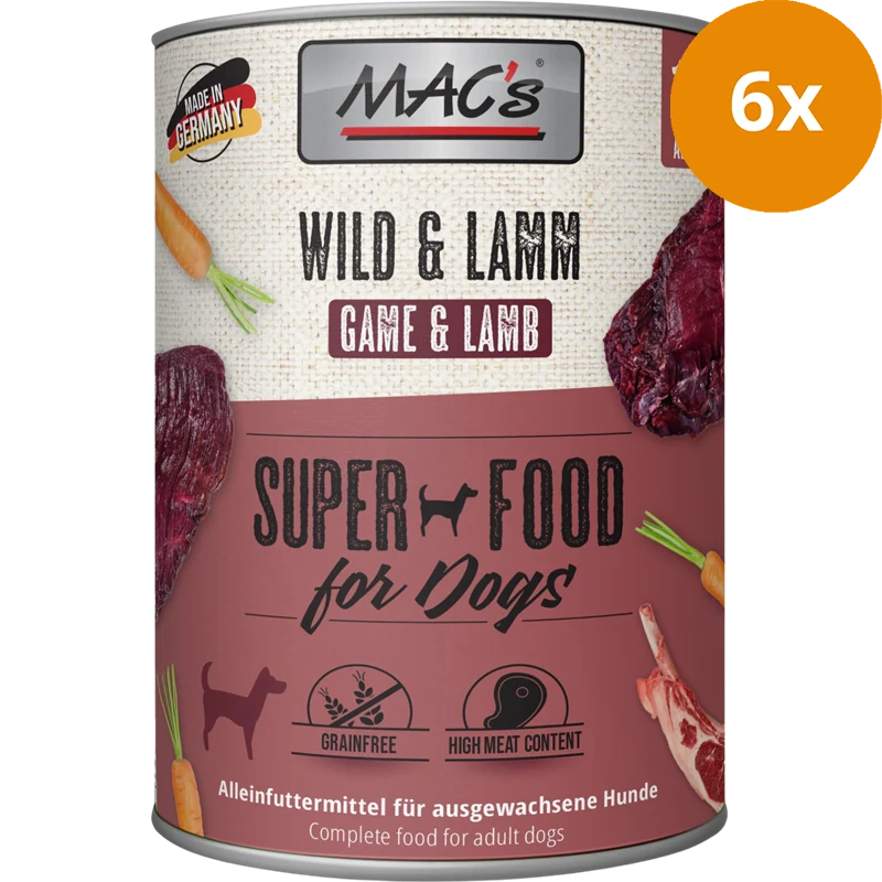 MAC's Dog Wild & Lamm 800 g
