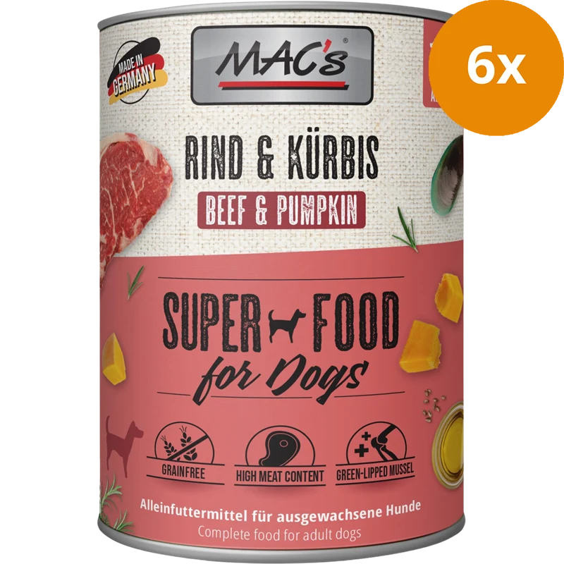 MAC's Dog Rind & Kürbis 800 g