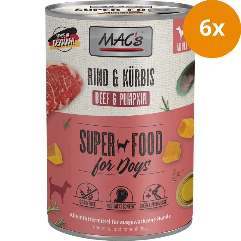 MAC's Dog Rind & Kürbis 400 g