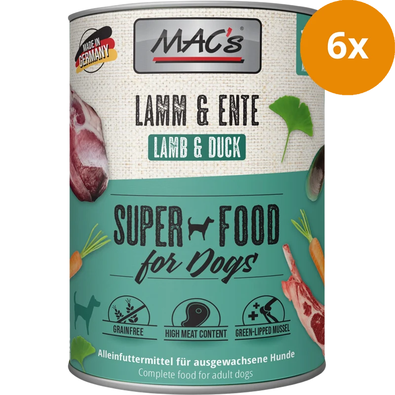 MAC's Dog Lamm & Ente 800 g