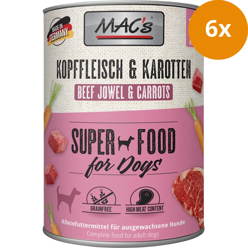 MAC's Dog Kopffleisch & Karotten 800 g
