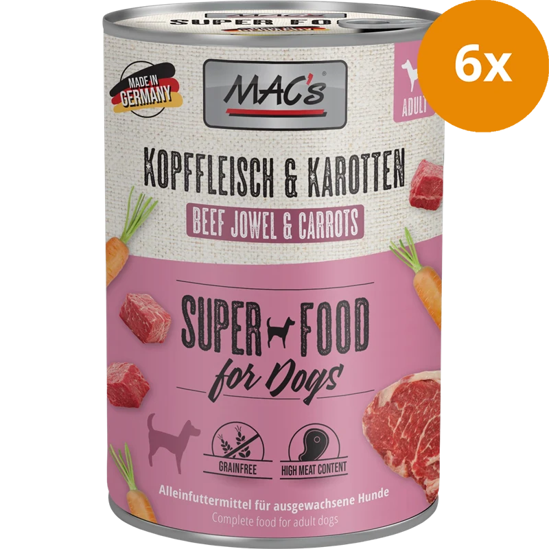 MAC's Dog Kopffleisch & Karotten 400 g