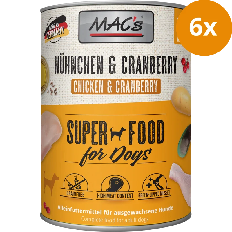 MAC's Dog Hühnchen & Cranberry 800 g