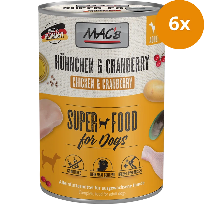 MAC's Dog Hühnchen & Cranberry 400 g