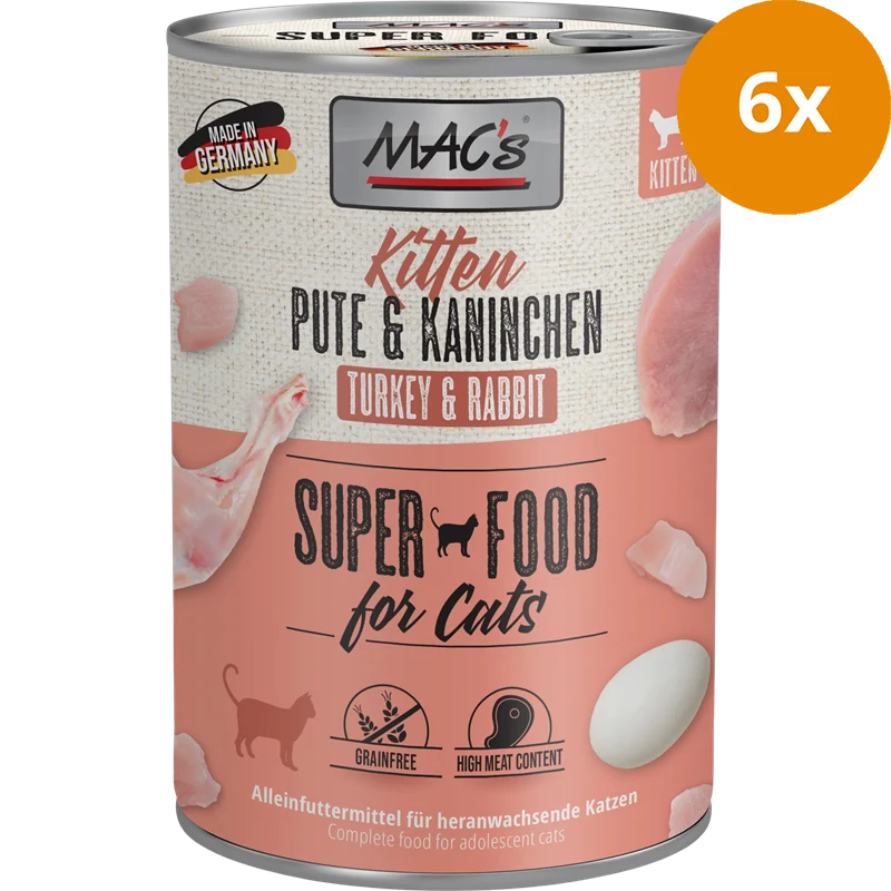 MAC's Cat Kitten Pute & Kaninchen 400 g