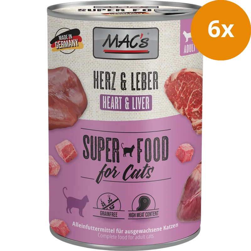 MAC's Cat Herz & Leber 400 g