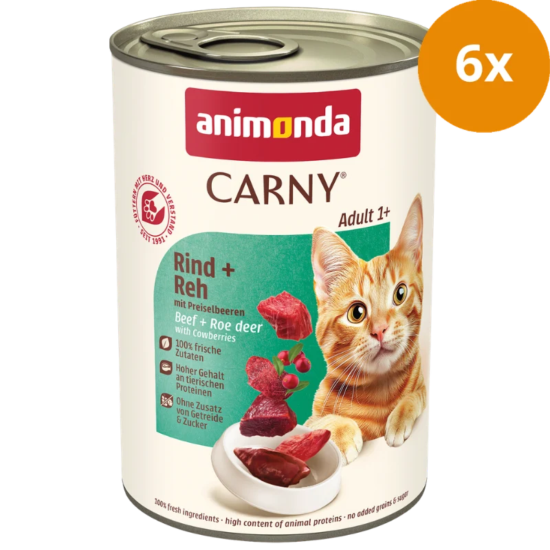 animonda Carny Rind, Reh + Preiselbeeren 400 g