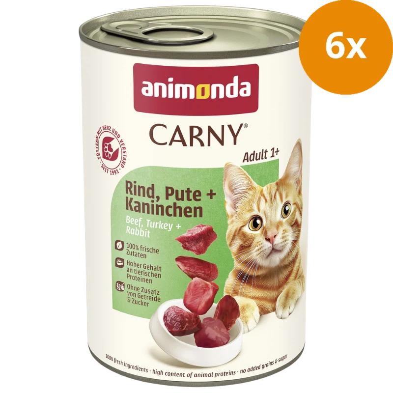 animonda Carny Rind, Pute + Kaninchen 400 g