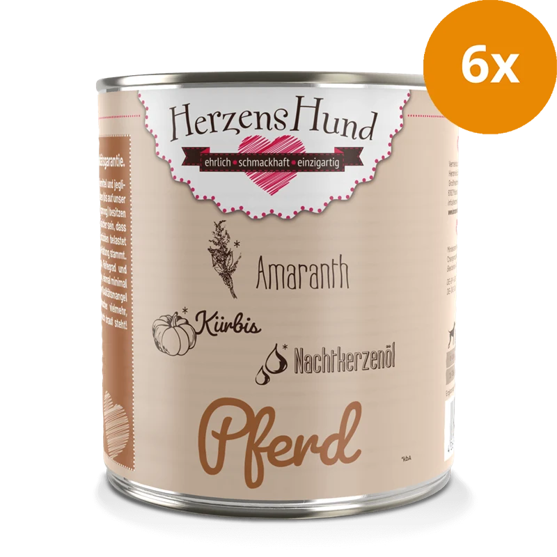 HerzensHund Pferd mit Amaranth 800 g