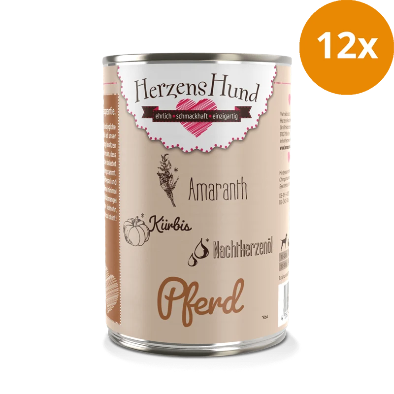 HerzensHund Pferd mit Amaranth 400 g