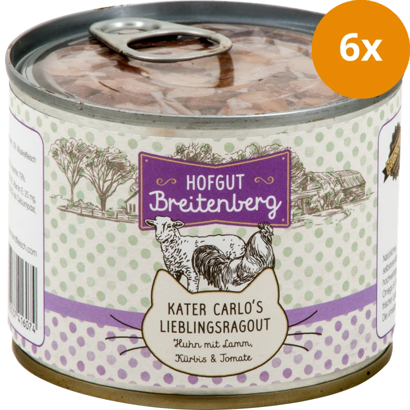Hofgut Breitenberg Kater Carlos Lieblingsragout 180 g