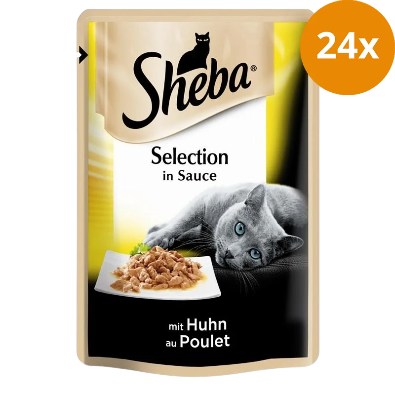 Sheba Zarte Streifen mit Huhn 85 g