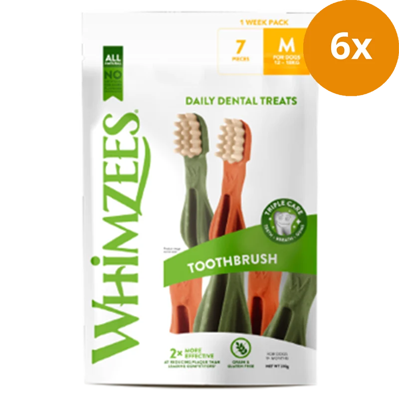 WHIMZEES Zahnbürste Week Pack Größe M 210 g