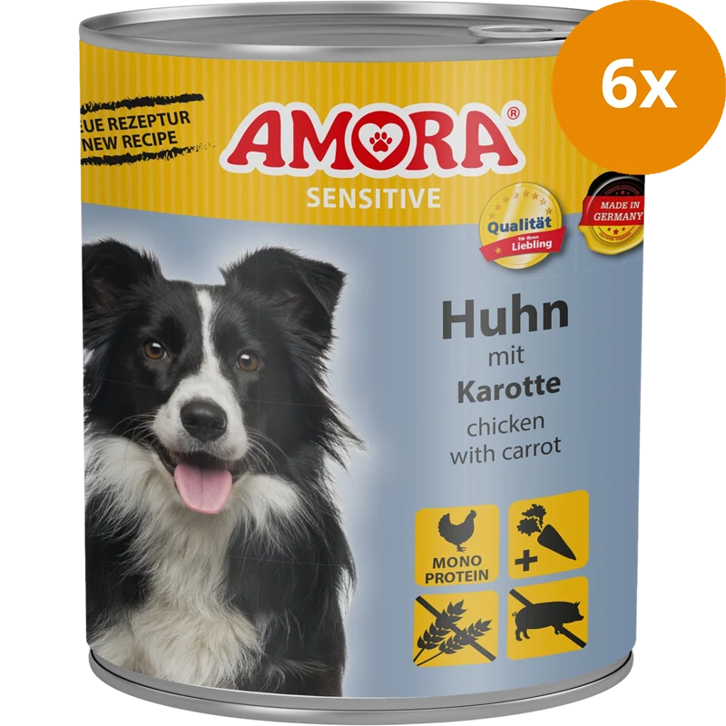 AMORA Sensitive Huhn & Karotte 800 g