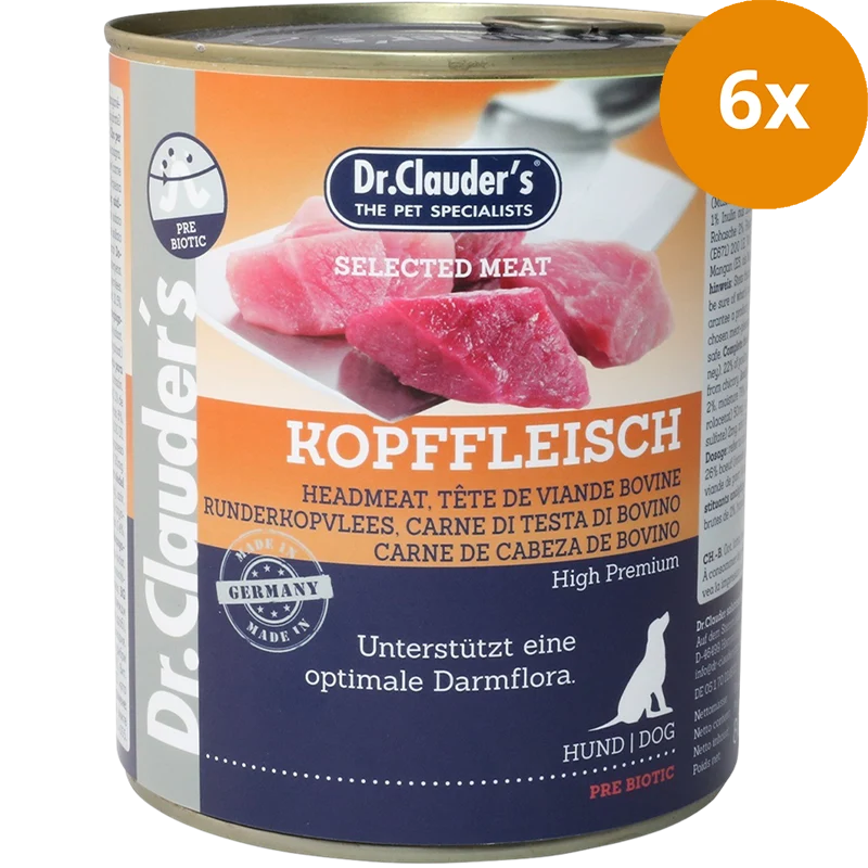 Dr.Clauder's Selected Meat Kopffleisch 800 g