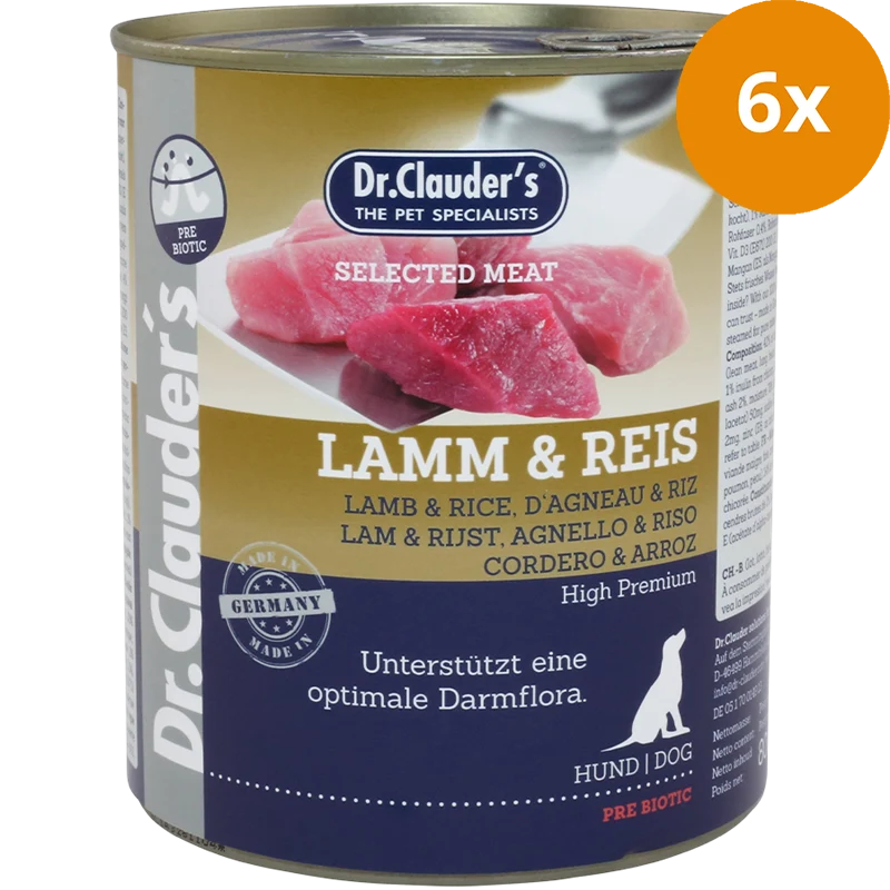 Dr.Clauder's Selected Meat Lamm & Reis 800 g