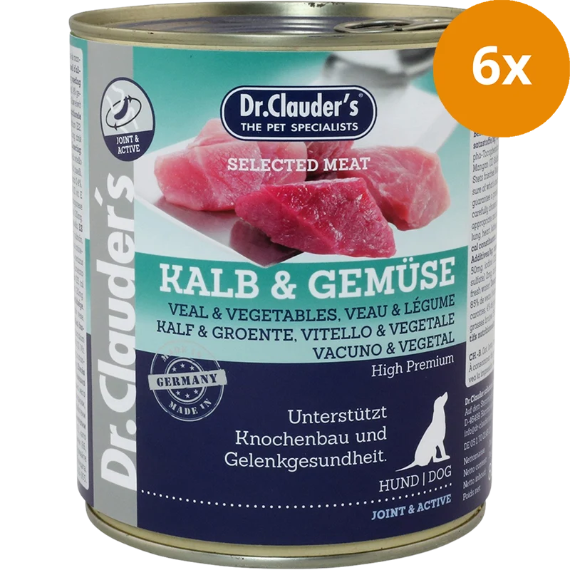 Dr.Clauder's Selected Meat Kalb & Gemüse 800 g