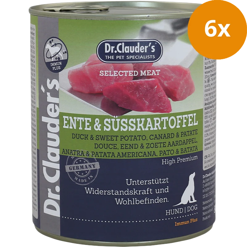 Dr.Clauder's Selected Meat Ente & Süßkartoffel 800 g