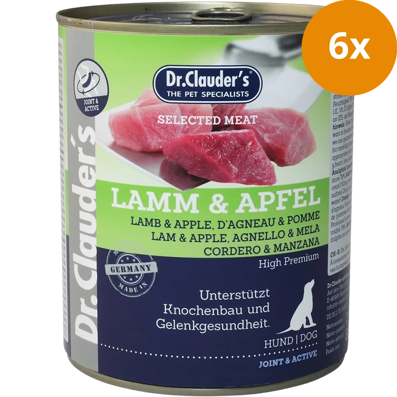 Dr.Clauder's Selected Meat Lamm & Apfel 800 g
