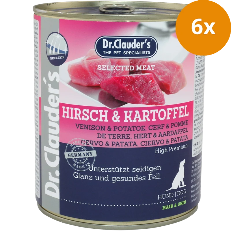 Dr.Clauder's Selected Meat Hirsch & Kartoffel 800 g