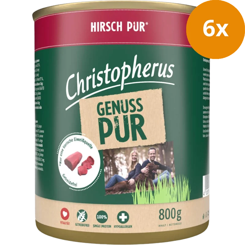 Christopherus Pur Hirsch 800 g