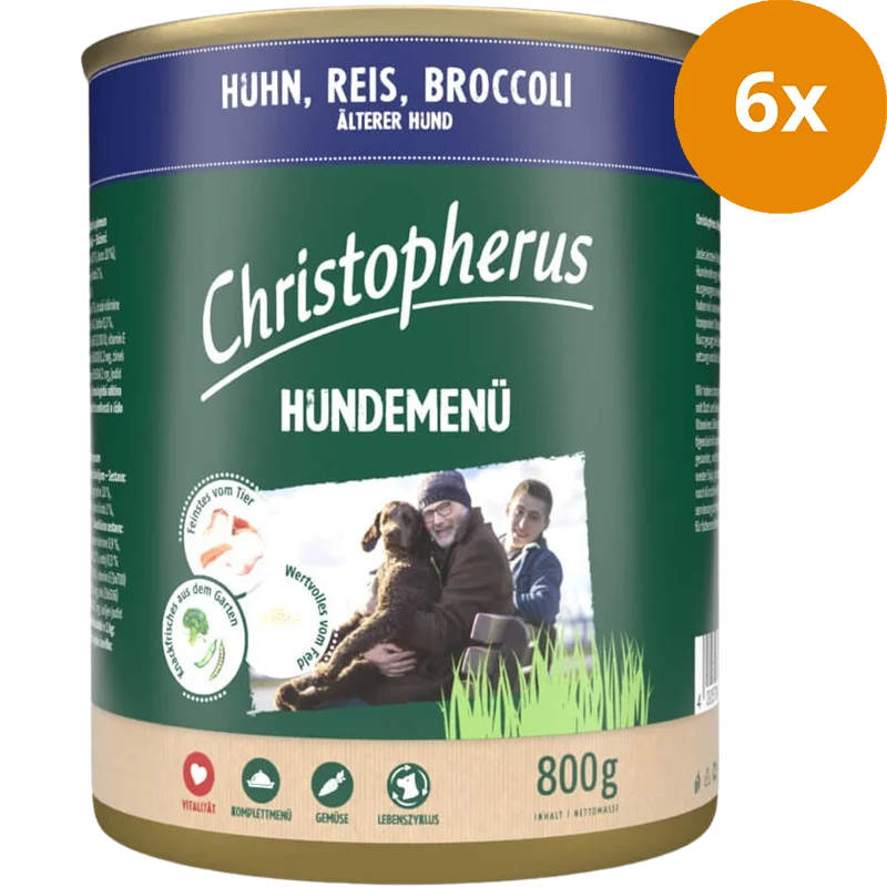 Christopherus Menü Senior Huhn & Reis 800 g