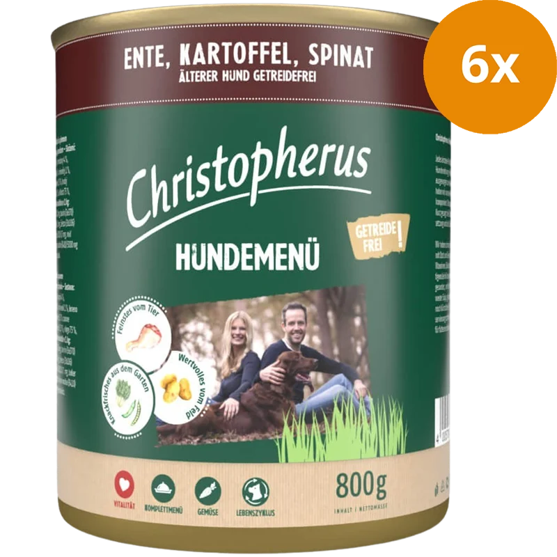 Christopherus Menü Senior Ente & Kartoffel 800 g