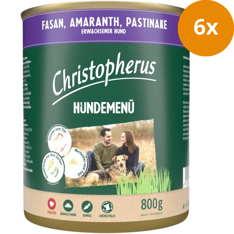 Christopherus Menü Adult Fasan & Amaranth 800 g