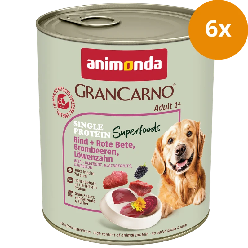 animonda GranCarno Adult Superfoods Rind 800 g