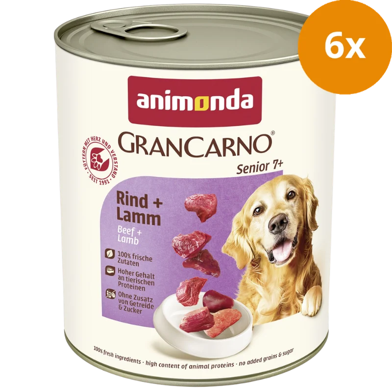 animonda GranCarno Senior Rind + Lamm 800 g