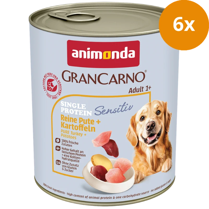 animonda GranCarno Adult Sensitiv Reine Pute & Kartoffeln 800 g