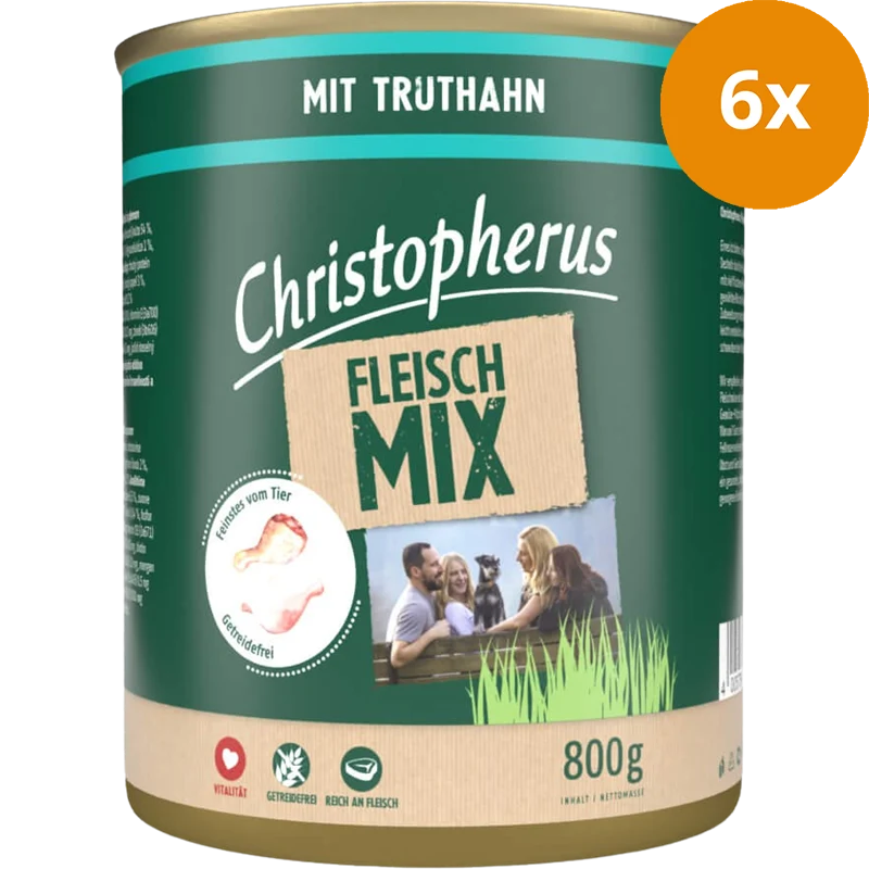 Christopherus Fleischmix Truthahn 800 g