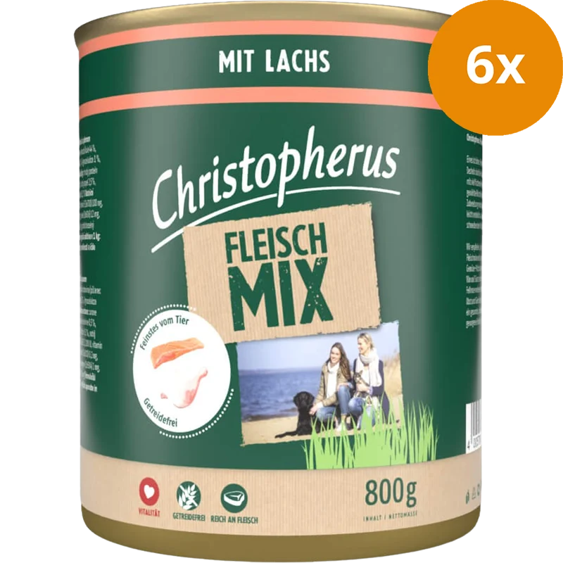 Christopherus Fleischmix Lachs 800 g