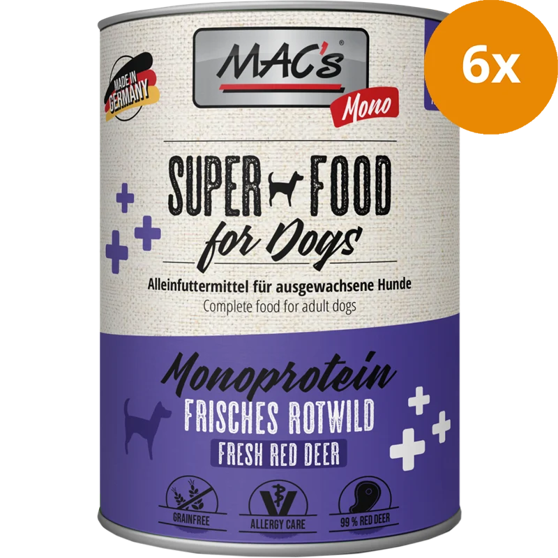 MAC's Dog Monoprotein Rotwild 800 g