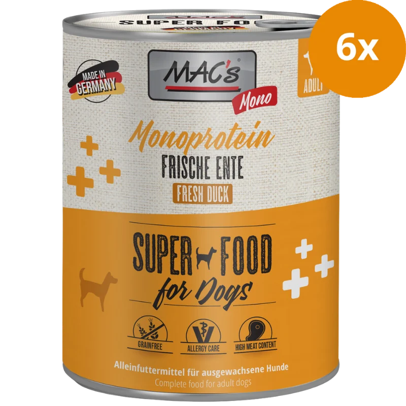 MAC's Dog Monoprotein Ente 800 g