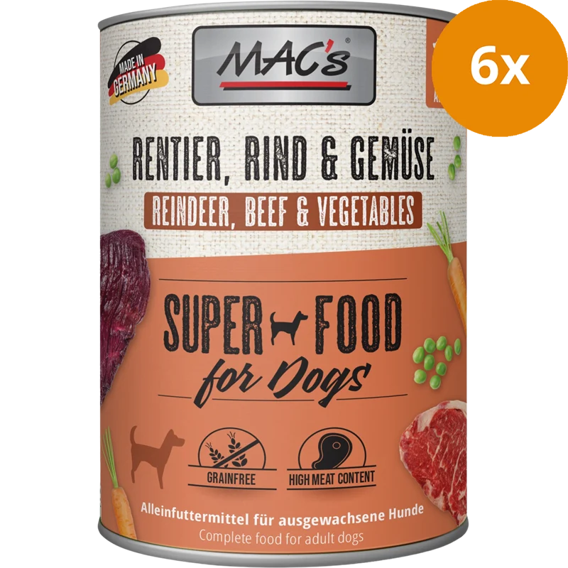 MAC's Dog Rentier, Rind & Gemüse 800 g
