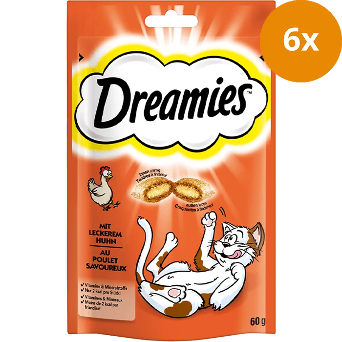 DREAMIES Traumhafte Katzensnacks Huhn 60 g