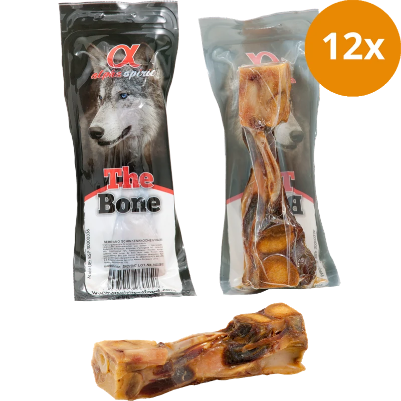 alpha spirit The Bone Serrano Schinkenknochen maxi 400 g
