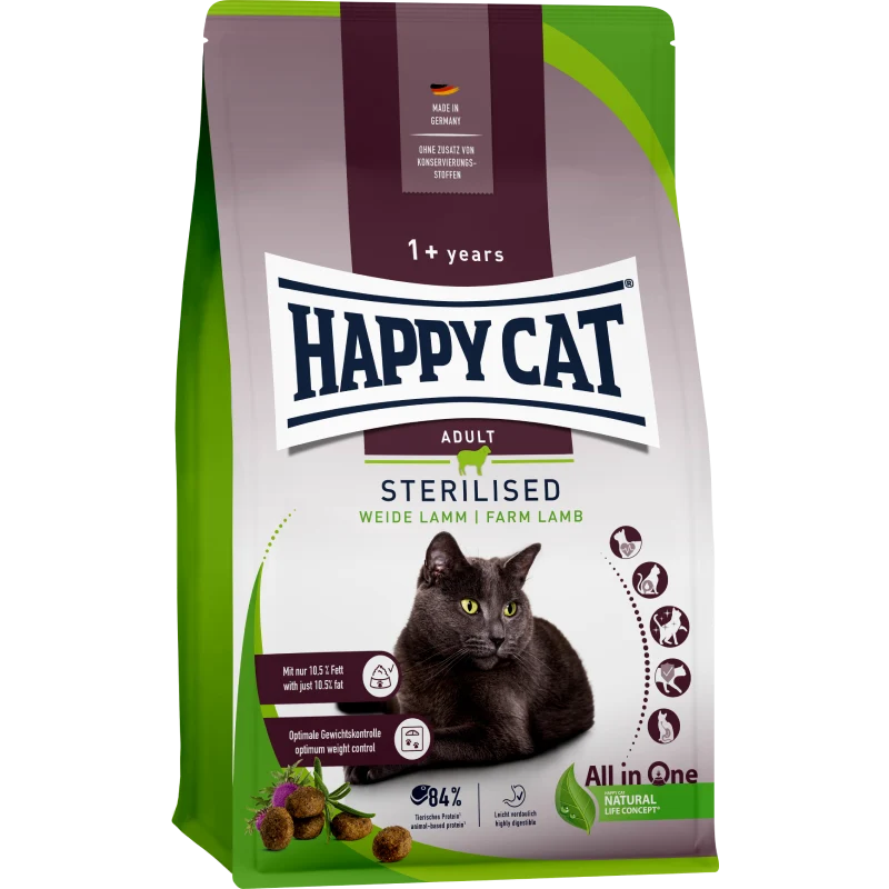 Happy Cat Sterilised Weide Lamm